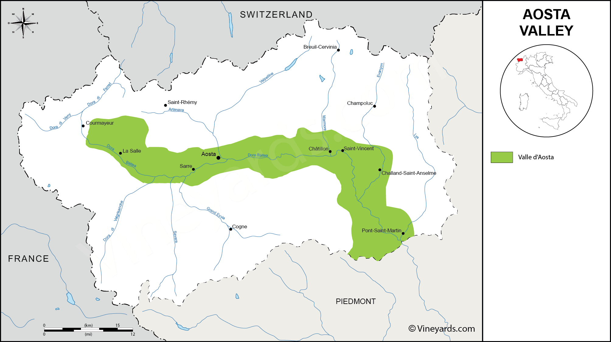 Wine Regions in Aosta Valley